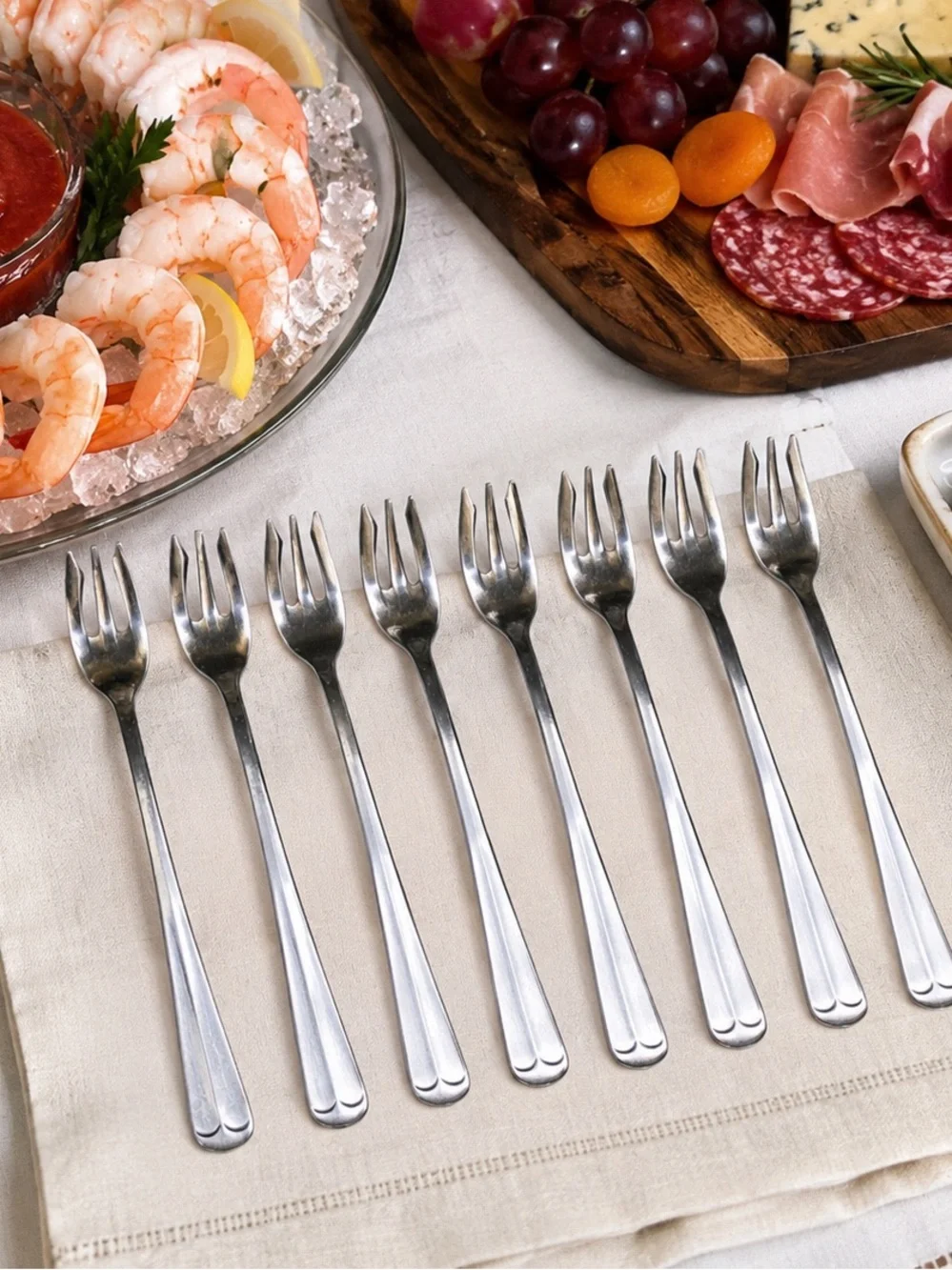 1982 Oneida Northland Post Road Stainless Korea Seafood/Cocktail Forks